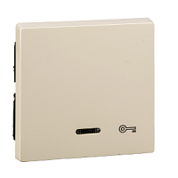 SCHNEIDER ELECTRIC Клавиша с окошком для светящегося индикатора КЛЮЧ бежевая (MTN435344)
