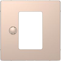 SCHNEIDER ELECTRIC Накладка центральная D-Life для сенсорного термостата, шампань, SD (MTN5775-6051)
