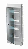 ABB Щит распределительный встраиваемый ЩРв-п Mistral41 48М пластиковый зеленая дверь 850 градусов без к (1SLM004100A1408)