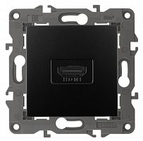 ЭРА Розетка HDMI,  Elegance, антрацит, 14-3114-05 (Б0034336)