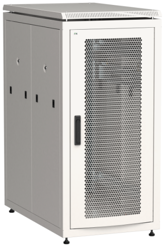 IEK Шкаф напольный сетевой 19'' LINEA N 28U 800х1000мм перфорированная передняя дверь. задняя перфорированная серый (LN35-28U81-PP)