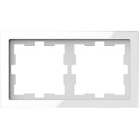 SCHNEIDER ELECTRIC Рамка двухпостовая D-Life белый кристалл SD (MTN4020-6520)