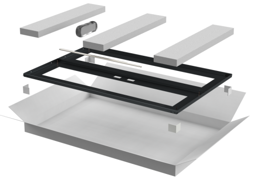 IEK Дверь перфор. двустворч. 800мм шкафа 24U чер. LINEA N (LN05-24U8X-D2P)