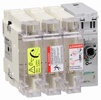 SCHNEIDER ELECTRIC Корпус выключатель-разъединитель-предохранитель 3п 22х58.125A (GS2K3)
