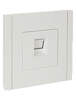 IEK FORTE&PIANO Розетка компьютерная RJ45 кат.6 FP231 белый  (FP-K10-2-K01)