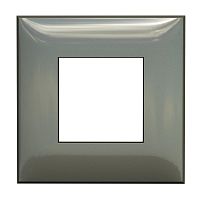 DKC Avanti Рамка ARTLEBEDEV  Серый жемчуг 2 модуля (4424902)