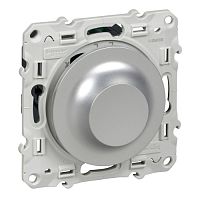SCHNEIDER ELECTRIC Светорегулятор поворотный 40-600 ВА алюминий (S53R511)