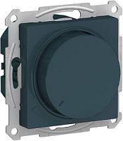 SCHNEIDER ELECTRIC Светорегулятор (диммер) ATLASDESIGN поворотно-нажимной 315Вт механизм изумруд (ATN000834)