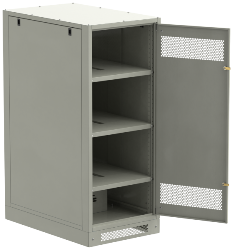 IEK Шкаф LINEA B (пустой) 1450х600х950мм металлическая дверь серый (LB35-14H69-M)