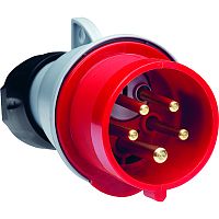 ABB Вилка кабельная 16А 3Р+N+E IР44 380В CEWE  (416PFV6)  (2CMA168131R1000)