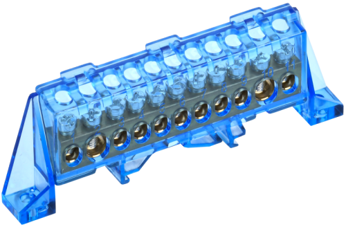 IEK TEKFOR Шина N ноль в комбинированном DIN-изоляторе Стойка 8х12-11-С  (TF-NN20-11-DP-K07)