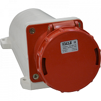 KEAZ Розетка для монтажа на поверхность  135-63А-6h-380AC-3P+PE+N-IP67 (241221)