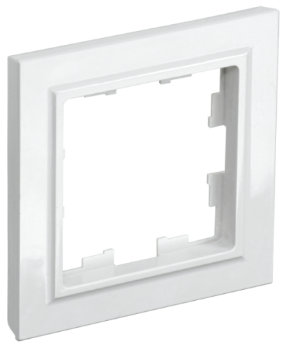 BRITE Рамка 1 пост РУ-1-БрБ белый (BR-M12-K01) BRITE Рамка 1 пост РУ-1-БрБ белый (BR-M12-K01)