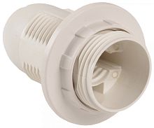 IEK Патрон люстровый Е14 пластик с кольцом белый индивидуальный пакет (EPP21-02-02-K01)