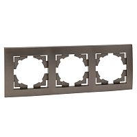 EKF Валенсия Рамка 3-местная графит EKF (EWM-G-303-60)