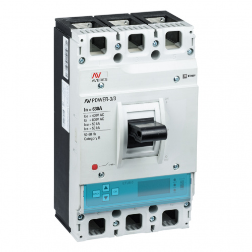 EKF Выключатель автоматический AV POWER-3/3 630А 50кА ETU6.0 (mccb-33-630-6.0-av) EKF Выключатель автоматический AV POWER-3/3 630А 50кА ETU6.0 (mccb-33-630-6.0-av)