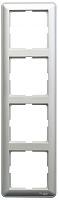 SCHNEIDER ELECTRIC W59 Рамка 4 поста матовый хром (KD-4-58)