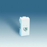 SIMON Розетка телефонная RJ-11 узкая, S27, белый (27480-34)