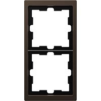 SCHNEIDER ELECTRIC Рамка двухпостовая D-Life мокко SD (MTN4020-6552)