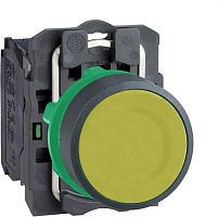 SCHNEIDER ELECTRIC Кнопка желтая без фиксации 22 мм 1но (XB5AA51)