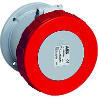 ABB Розетка кабельная 125А 3Р+E IР67 скрытая 415В прямой фланец CEWE  (3125 RU6W)  (2CMA167136R1000)