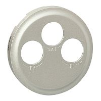 LEGRAND Celiane Центральная плата для розетки телевизионной TV/FM/SAT титан (68585 )