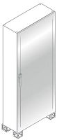 ABB Дверь сплошная 2000х1000мм нержавеющая сталь (EC2012X)