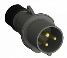 ABB Вилка кабельная 216-P1 16А 2P+E IP44 1ч Easy&Safe  (216EP1)  (2CMA101943R1000)