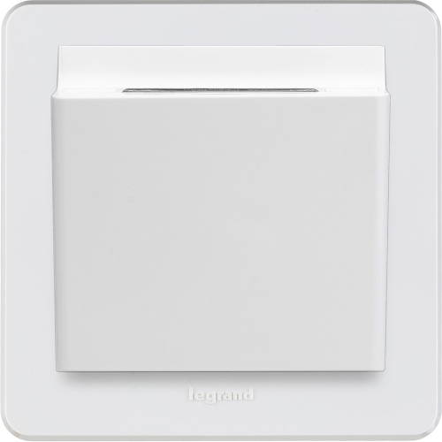 LEGRAND INSPIRIA Переключатель карточный   для скрытого монтажа, для гостиничных номеров, цвет "Белый", с подсветкой, номинальный ток 6 А, напряжение ~250В  (673800) фото 7