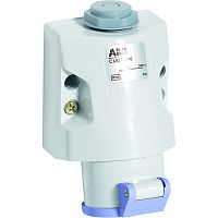 ABB Розетка 16А 25 и 50В 4часа 100-200 Гц 3П монтаж на поверхность IP44  (CUGT 316-4)  (2CMA179303R1000)