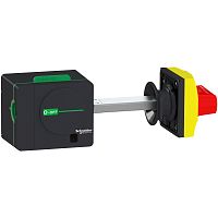 SCHNEIDER ELECTRIC Боковая поворотная красная рукоятка, желтая панель IP54 для NSXm (LV426936)