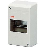 ABB Щит распределительный навесной ЩРн-П-4 пластиковый без двери IP40 белый (1SL2404A00)