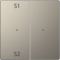 SCHNEIDER ELECTRIC Клавиша D-Life PlusLink 2-ная с S1/S2 пусто никель SD (MTN5226-6050)