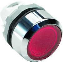 ABB Кнопка красная без фиксации MP1-21R низкая с подсветкой (1SFA611100R2101)