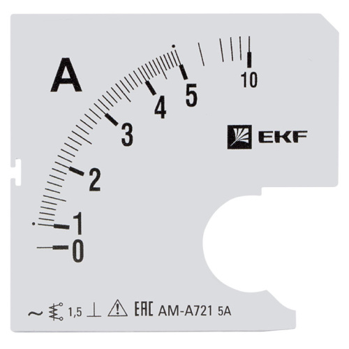 EKF Шкала сменная для A721 5/5А-1,5  PROxima (s-a721-5)