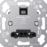 JUNG Двухклавишный LED диммер  универсальный  с входом для спутниковых устройств. Механизм. (1720NE)