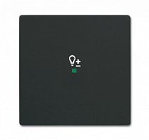 ABB Клавиша одинарная free@home светорегулятор future цвет черный бархат (6220-0-0622)