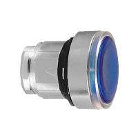 SCHNEIDER ELECTRIC Головка кнопки с подсветкой синяя (ZB4BH063)