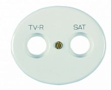ABB TACTO Накладка розетки TV/SAT белая (5550.1 BL)