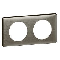 LEGRAND Рамка, двухпостовая, вольфрам (068972 )