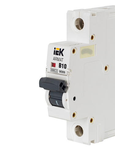 IEK ARMAT Выключатель автоматический однополюсный B 10А M06N (AR-M06N-1-B010) фото 9