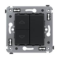 DKC 'Механизм управления рольставней в стену, ''Avanti'', ''Черный матовый''' (4412183)