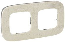 LEGRAND Valena ALLURE Рамка 2 поста Дворцовый мрамор универсальная (755522 )