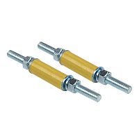 EKF Втулочный изолятор Д=50 мм со шпилькой и крепежом (2 шт)  PROxima (BSS50FA)