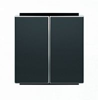 ABB Клавиша для двухклавишных выключателей/переключателей/кнопок SKY черный бархат  (8511 NS)  (2CLA851100A1501)