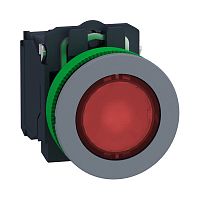 SCHNEIDER ELECTRIC Кнопка 22мм, 24В, красная, с подсветкой, заподлицо, пластик C0 (XB5FW34B5C0)