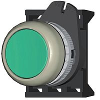 DKC Кнопка плоская с фиксацией зеленая (ABDTM2)