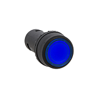 EKF Кнопка SW2C-10D с подсветкой синяя NO (sw2c-md-b)