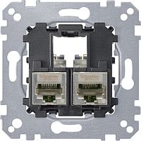 SCHNEIDER ELECTRIC Actassi Розетка компьютерная 2xRJ45 категория 5е STP (MTN4575-0012)