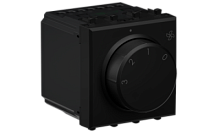 DKC 'Механизм управления вентиляторами модульный, ''Avanti'', ''Черный матовый'', 2 модуля' (4412172)